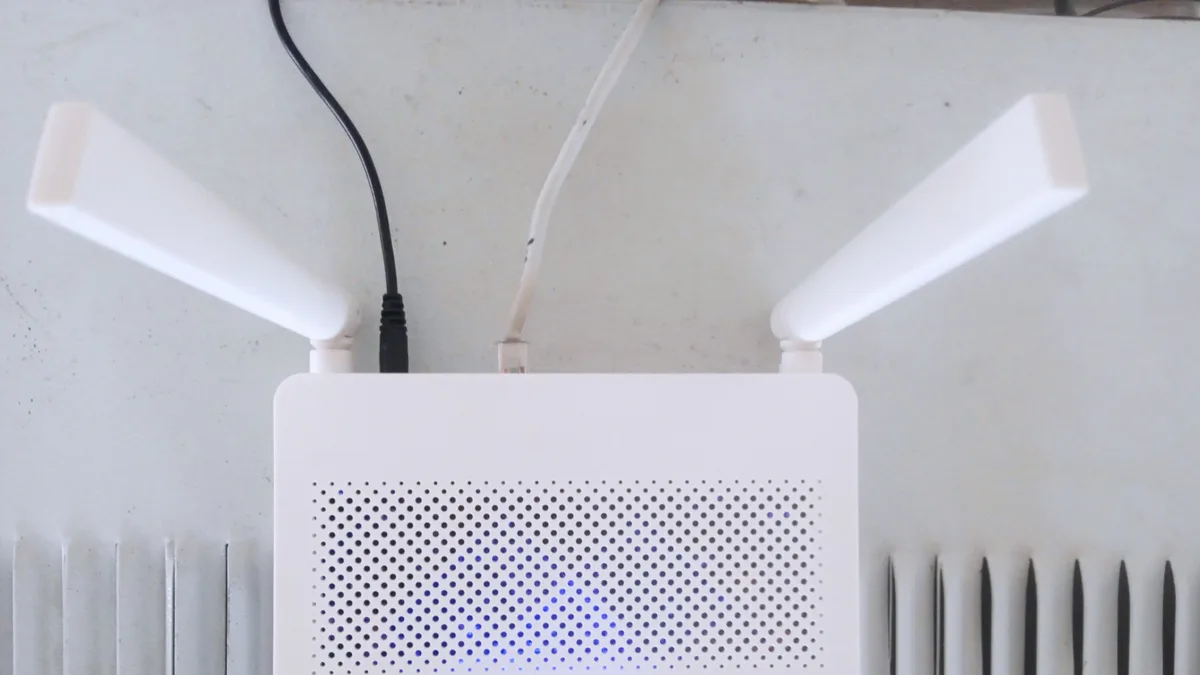 Wireless router used for home internet streaming