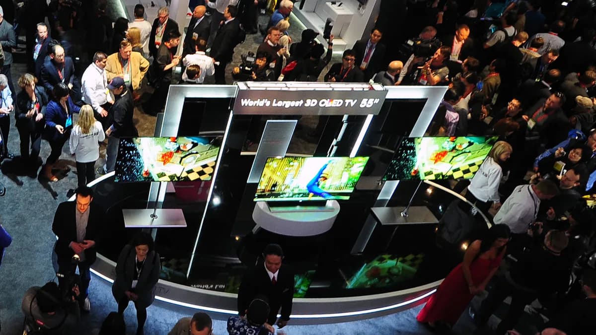 LG OLED Smart TV display