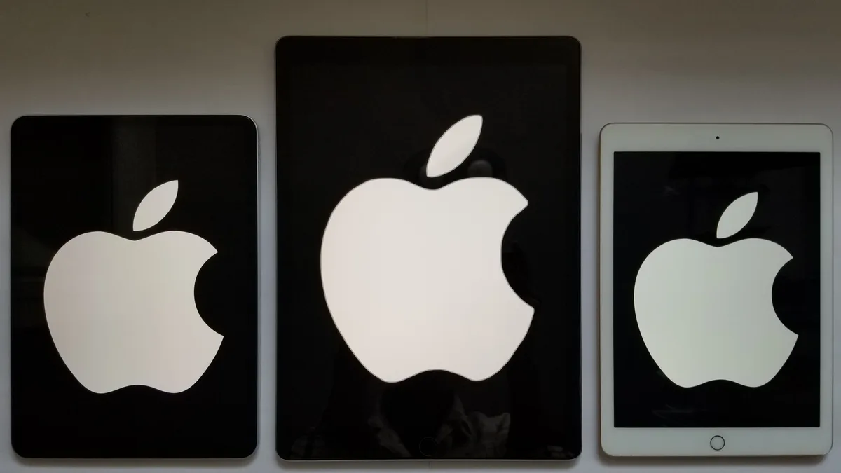 Apple iPad tablet used for streaming